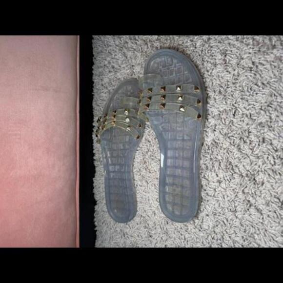 Vince Camuto Shoes - Vince Camuto - Clear Elishenta Jelly Slide Sandals